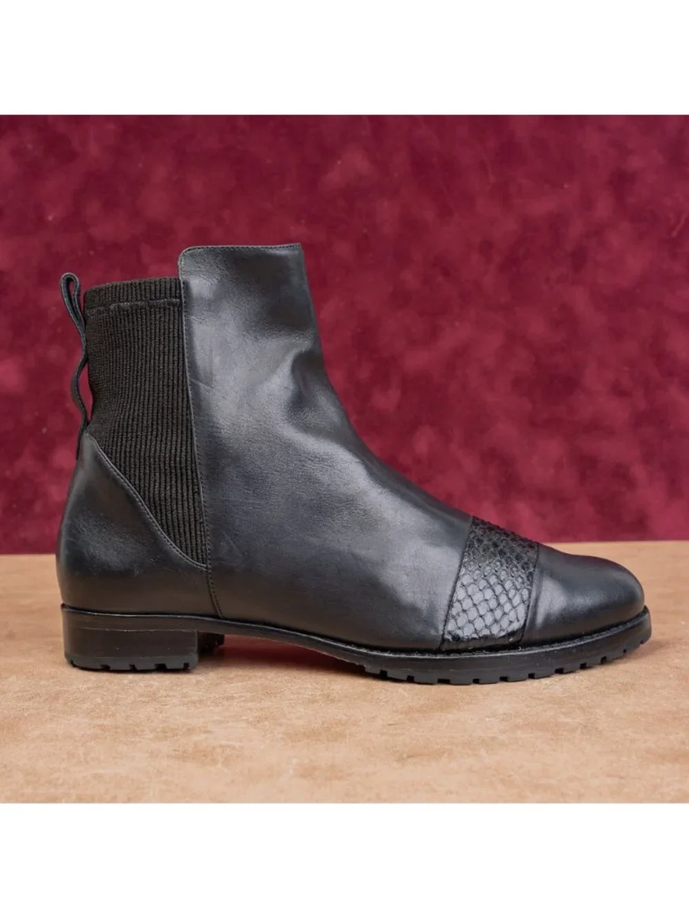 Alexandre Birman Women Black Leather Zip Fashion Deadstock Boots 6US EUR 36